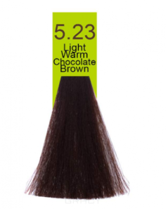 Domix, Краска для волос Oil Cream Color, 100 мл (97 тонов) 5.23 Светлый теплый шоколадный каштановый