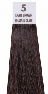 Domix, Краска для волос Oil Cream Color, 100 мл (97 тонов) 5 Светлый каштановый