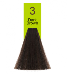 Domix, Краска для волос Oil Cream Color, 100 мл (97 тонов) 3 Темный каштановый