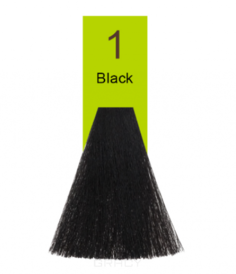 Domix, Краска для волос Oil Cream Color, 100 мл (97 тонов) 1 Черный