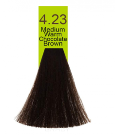 Domix, Краска для волос Oil Cream Color, 100 мл (97 тонов) 4.23 Средний теплый шоколадный каштановый