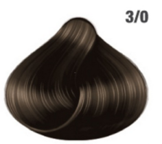 Domix, Стойкая краска для волос, 60 мл (92 тона) 3/0 Темно-коричневый натуральный Awesome Colors