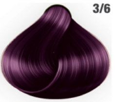 Domix, Стойкая краска для волос, 60 мл (92 тона) 3/6 Темно-коричневый фиолетовый Awesome Colors
