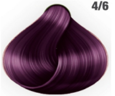 Domix, Стойкая краска для волос, 60 мл (92 тона) 4/6 Средне-коричневый фиолетовый Awesome Colors