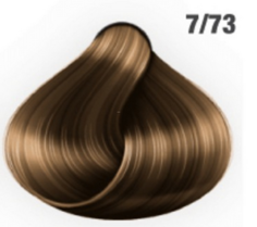 Domix, Стойкая краска для волос, 60 мл (92 тона) 7/37 Средне-русый золотисто-коричневый Awesome Colors
