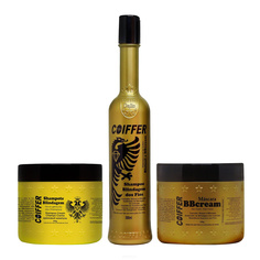 Coiffer, Blindage Набор для продления эффекта выпрямления, увлажнения и реконструирования сухих волос (2 шт х 300 мл +350 мл)