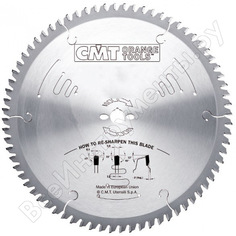 Диск пильный по пвх и оргстеклу (250х30х2.8/2.2 мм; z=80) cmt 222.080.10m