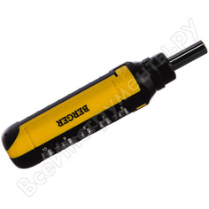 Набор: трещоточная отвертка с битами и головками, 15шт berger bg bg1073