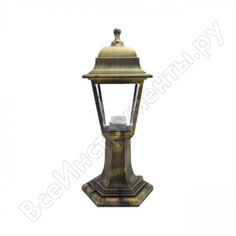 Напольный светильник-фонарь apeyron бронза, прозрачное стекло 11-12бр