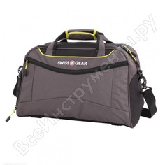 Спортивная сумка swissgear серый/салатовый, 48х24x30 см, 35 л sa72614619