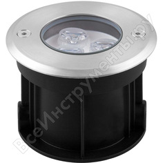 Светодиодный тротуарный грунтовый светильник 3w rgb 230v ip67 feron sp4111 32014
