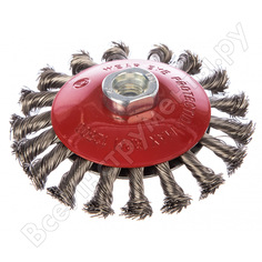 Щетка коническая со жгутовой нержавеющей проволокой эксперт 541 (115 мм; м14*2 мм) профоснастка 20804007