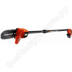 Аккумуляторный штанговый сучкорез black+decker gpc1820l20