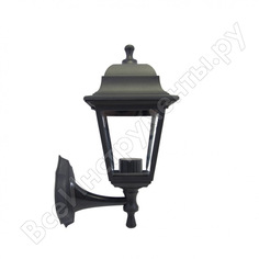 Настенный светильник-фонарь apeyron, 4-хгранный, матовое стекло, черный 11-11