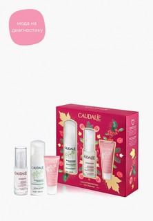 Набор для ухода за лицом Caudalie SOS средства для увлажнения кожи VINOSOURCE, Сыворотка S.O.S Увлажняющая объемом 30 мл, Очищающий Мусс 50 мл и Крем Сорбет Увлажняющий серии Vinosource 15 мл.