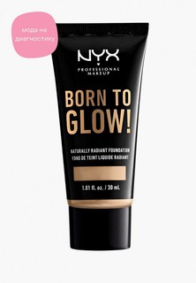 Тональное средство Nyx Professional Makeup Born To Glow Naturally Radiant Foundation, оттенок 6.3, Warm Vanilla, 30 мл