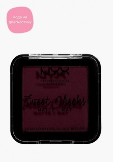 Румяна Nyx Professional Makeup Sweet Cheeks Creamy Powder Blush Matte, оттенок 06, Boom & Bloom, 5 г