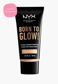 Тональное средство Nyx Professional Makeup Born To Glow Naturally Radiant Foundation, оттенок 01, Pale, 30 мл