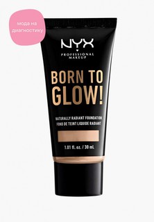 Тональное средство Nyx Professional Makeup Born To Glow Naturally Radiant Foundation, оттенок 06, Vanilla, 30 мл