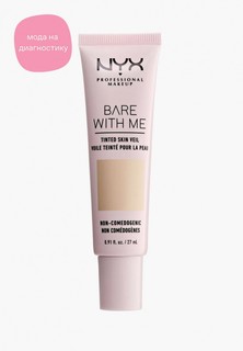 Тональное средство Nyx Professional Makeup Bare With Me Tinted Skin Veil, оттенок 02, Vanilla Nude, 27 мл
