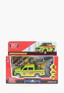Набор игровой Технопарк машина UAZ PICKUP САФАРИ с динозавром