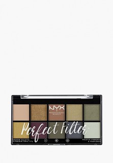 Палетка для глаз Nyx Perfect Filter Shadow Palette, оттенок 03, Olive you, 17 г