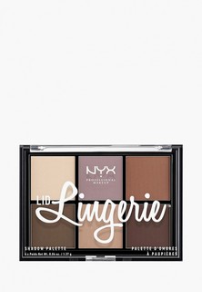 Палетка для глаз Nyx Lid Lingerie Shadow Palette, оттенок 01, 8 г