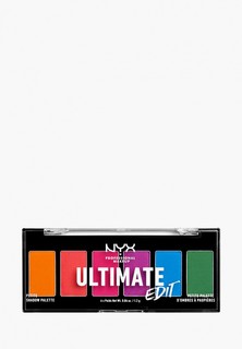 Палетка для глаз Nyx Мини Ultimate Edit Petite Shadow Palette, оттенок 02, Brights, 7 г