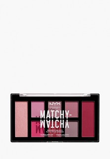 Палетка для глаз Nyx Matchy-Matchy Monochromatic Color Palette, оттенок 05, Berry Mauve, 10 г