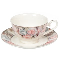 Сервиз чайный из керамики, 12 предметов, Пудровый шлейф МА025P/6 Beatrix