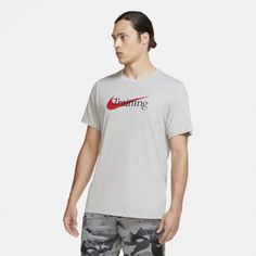 Мужская футболка для тренинга с логотипом Swoosh Nike Dri-FIT