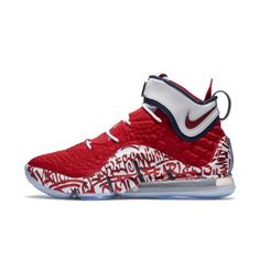 Баскетбольные кроссовки LeBron 17 “Fire Red” Nike