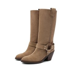 Замшевые сапоги Western See by Chloé