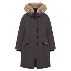 Пуховая парка Brittania с меховой отделкой капюшона Canada Goose