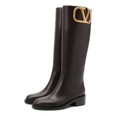 Кожаные сапоги Valentino Garavani SuperVee Valentino