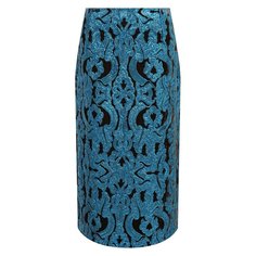 Юбка из вискозы и шелка Dries Van Noten