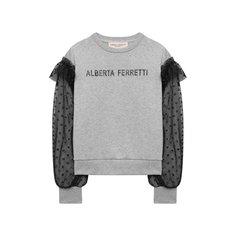 Хлопковый свитшот Alberta Ferretti junior