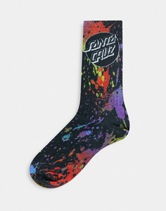 Разноцветные носки Santa Cruz Dot Splatter-Мульти