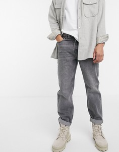 Серые джинсы свободного кроя Topman-Серый