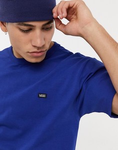 Синяя классическая футболка Vans Off the Wall-Синий