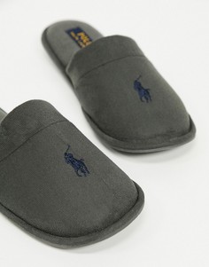 Серые слиперы Polo Ralph Lauren-Серый