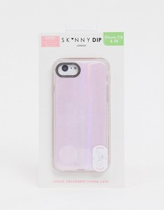 Сиреневый чехол для iPhone с голографическим эффектом Skinnydip-Фиолетовый