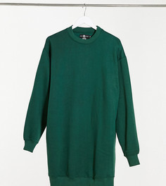 Зеленое платье-свитшот в стиле oversized Daisy Street Plus-Зеленый