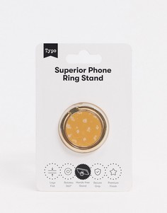 Кольцо для телефона с цветочным принтом Typo-Желтый