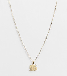 Ожерелье Image Gang с позолотой и подвеской "96" год-Золотистый