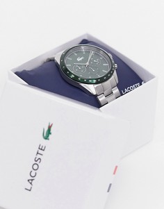 Часы-браслет с зеленым циферблатом Lacoste 2011080-Серебряный