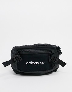 Черная сумка-кошелек на пояс в стиле милитари adidas Originals-Черный цвет