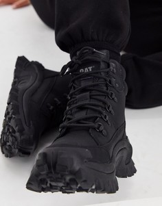 Черные ботинки на массивной подошве в походном стиле CAT Trespass-Черный Caterpillar