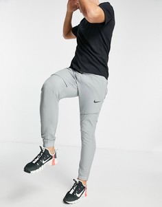 Серые спортивные брюки Nike Pro Training Collection Flex Rep-Серый