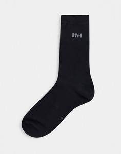 Набор из 3 пар хлопковых носков черного цвета Helly Hansen-Черный